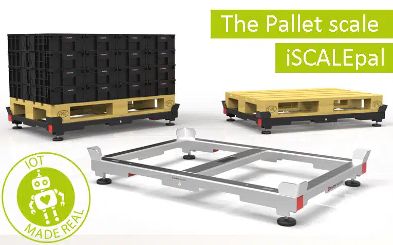Pallet scale iSCALEpal: perfect complement for the fully automated eKanban solution iSCALE