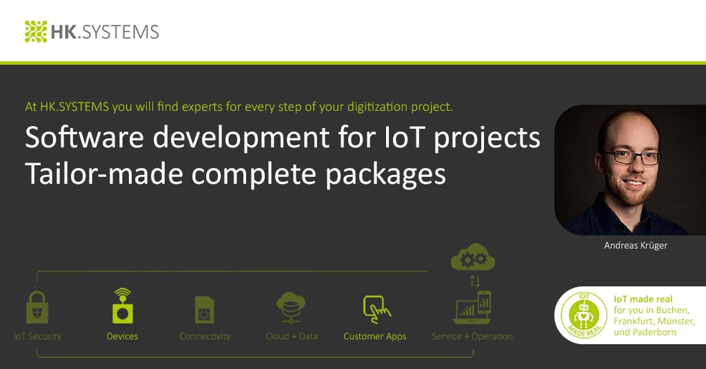 Software development for IoT projects: Tailor-made complete packages