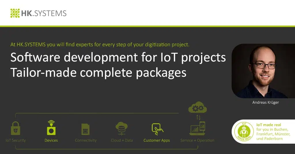 Software development for IoT projects: Tailor-made complete packages