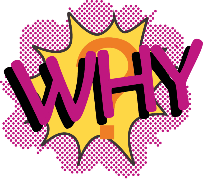 "Ein grafisches Design mit einer rosa Schriftart in Magenta, das ein Logo und eine Illustration darstellt. Diese Grafik repräsentiert die Marke und das Symbol in einem rechteckigen Format."